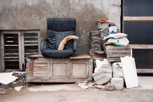 Preparing for loft clearance in a Plumstead house