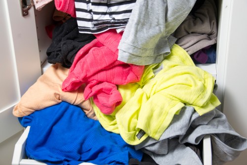 Risk assessment document on a clipboard during a clearance operation